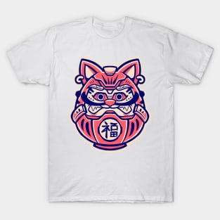 Angry Daruma Cat T-Shirt